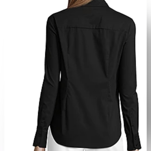 Worthington Button Up Black Dress Shirt - Picture 2 of 5